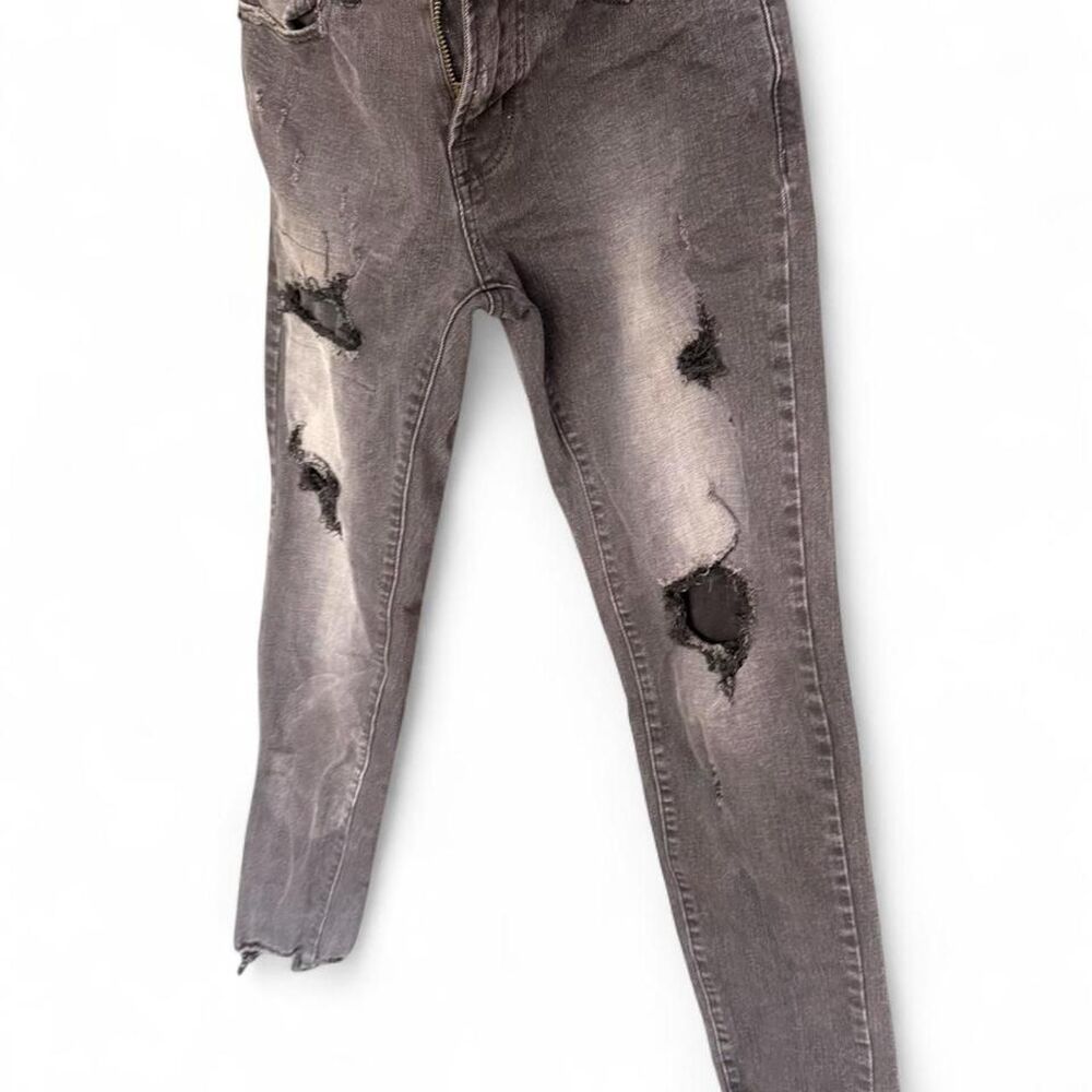 American-eagle Men's Grey and Black Jeans